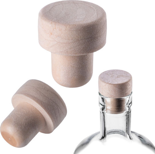 Mushroom Stopper Bottles Bottle Closures Corks Liqueurs Ø21.5 Mm 10 Pcs