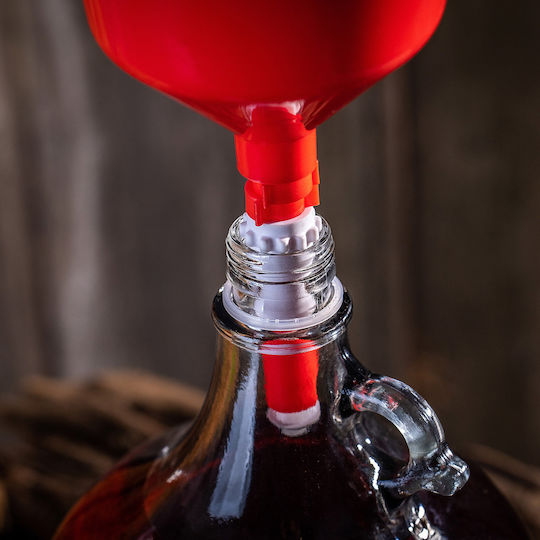 Wine Bottle Funnel Lock Filter Screen Self-regulating Diameter 130