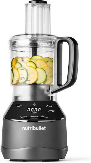 NutriBullet Μπλέντερ με Πλαστική Κανάτα 1.8 lt 1500W Μαύρο NBF580B