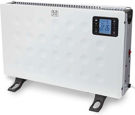 Perel Convector de Pardoseală 2000W cu Termostat Electronic și WiFi Alb
