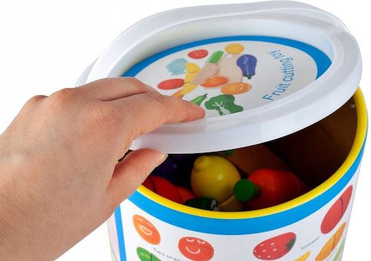 MalPlay Jucărie Fructe și Legume din Lemn pentru 2+ Ani 13 Bucăți