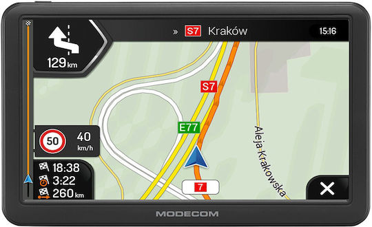 Modecom Συσκευή Πλοήγησης GPS με Οθόνη Bluetooth / Wi-Fi / USB & Card Slot