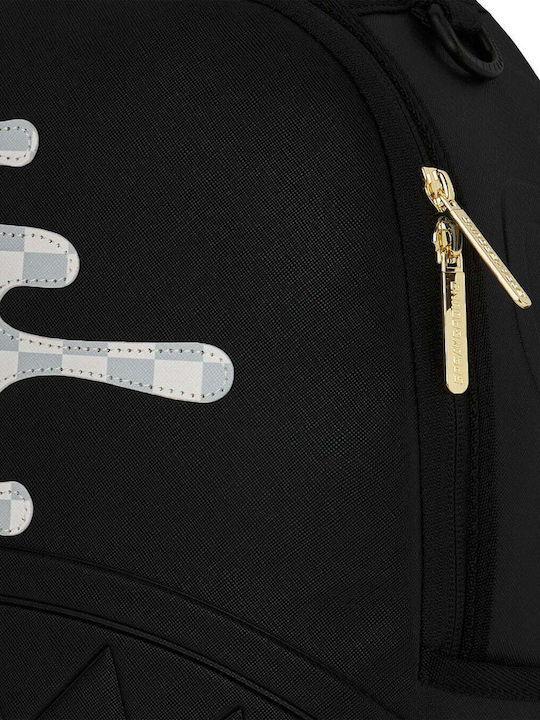 Sprayground Cream Check Schulranzen Płatēs Μαύρη