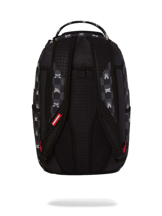 Sprayground Check Dlxsv School Backpack Gray