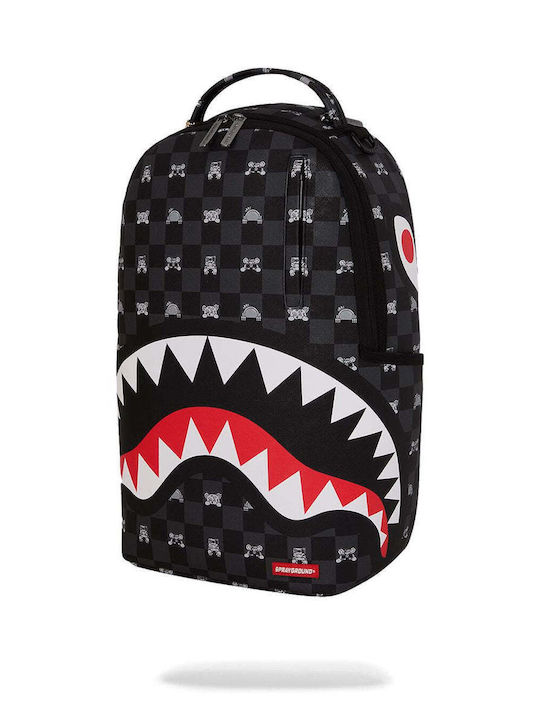 Sprayground Check Dlxsv School Backpack Gray
