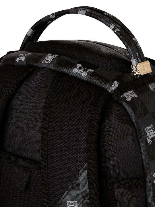 Sprayground Check Dlxsv School Backpack Gray