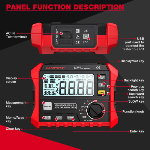 Habotest HT5910 Digital Заземен измервателен уред