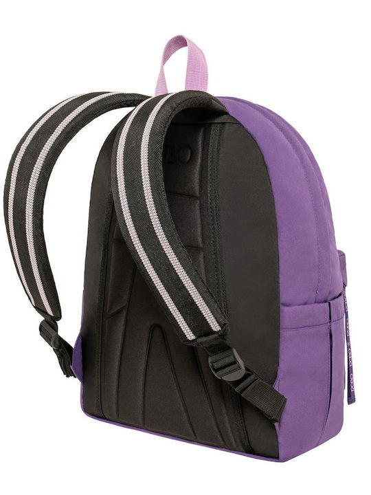 Polo Original Scarf School Backpack For Elementary Lilac With Water Bottle Holder 20L 2026