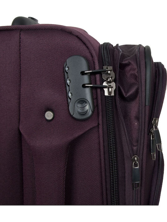 Xplorer Valiză De Călătorie De Cabină Din Material Textil Bordo Închis Cu 4 Roți Înălțime 55 Cm