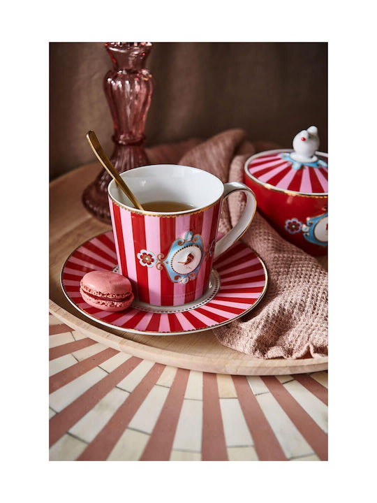 PiP Studio Κούπα από Πορσελάνη Κόκκινη 300ml