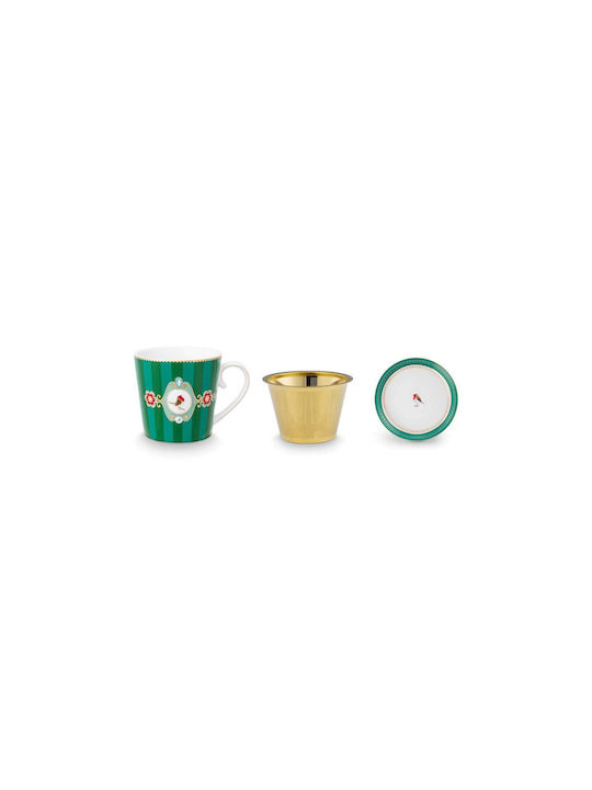 PiP Studio Κούπα Κεραμική Πράσινη 300ml