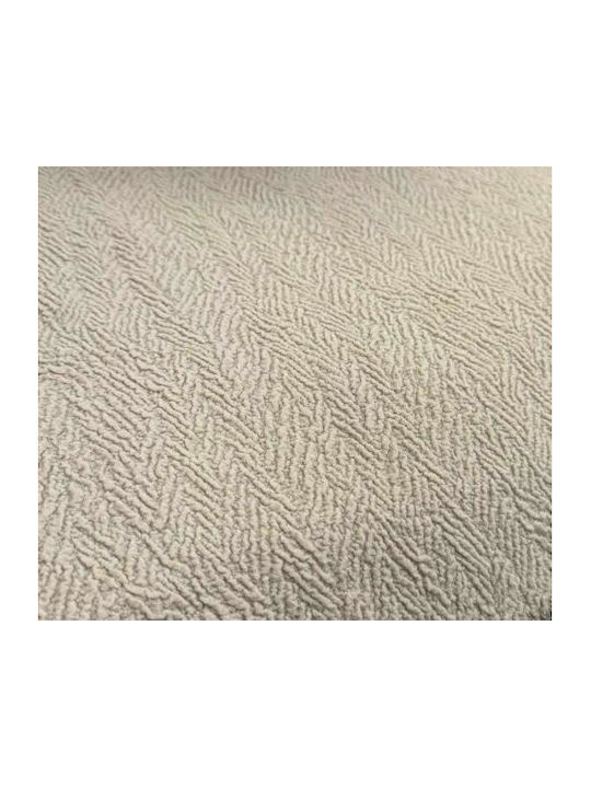 Linea Home Fin Elastic Chair Cover Beige 6 Pieces