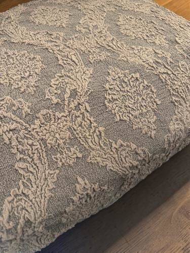 Linea Home Baroque Elastic Chair Cover Elephant 3 Pieces