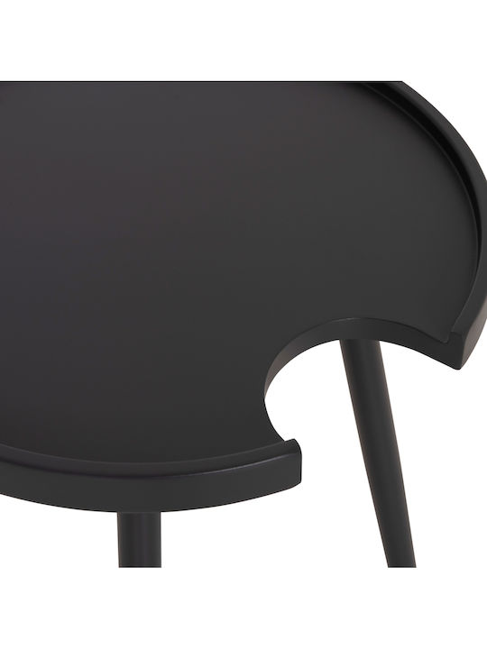 Auxiliary Table for Small Outdoor Spaces Aluminum Teroc Gray 47x47x53cm
