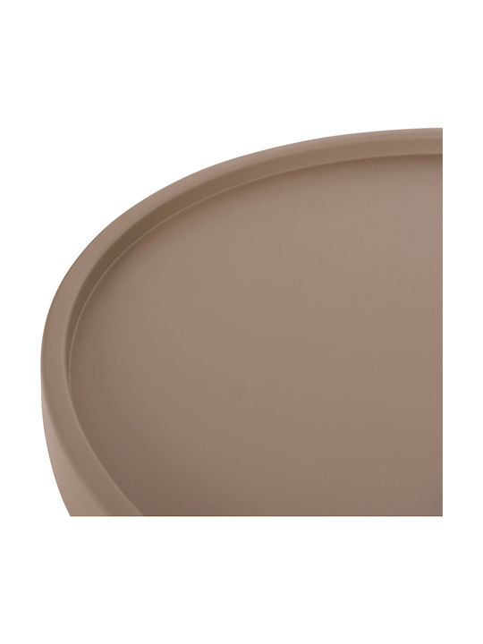 Hilfsmittel Garten- und Terrassentisch aus Aluminium Teroc Cappuccino 47x47x53cm