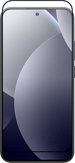 Crong 2.5D 0.33mm Пълно Лепило Закалено Стъкло За Цялото Лице Черен (Redmi Note 15 / Poco M8)