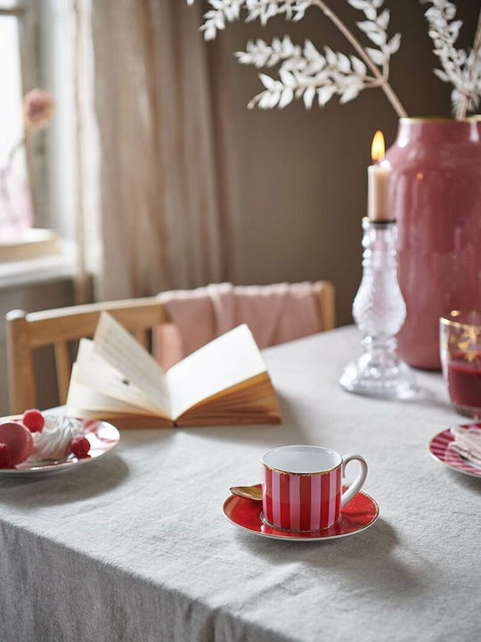 PiP Studio Tea Cup Porcelain Red 100ml