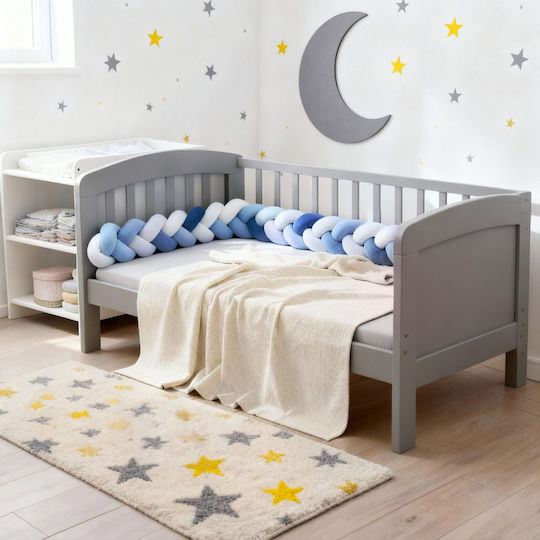 Amek Toys Πάντα Πλεξούδα Εσωτερική Dark Blue 12x200cm