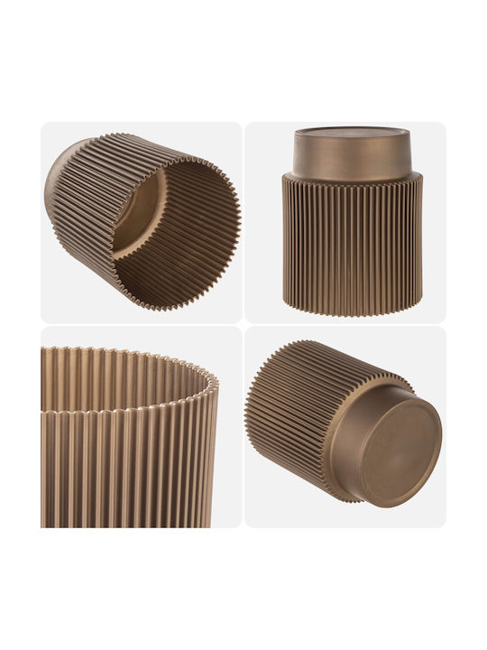 Kadax Kunststoff Blumentopf Gold 17cm