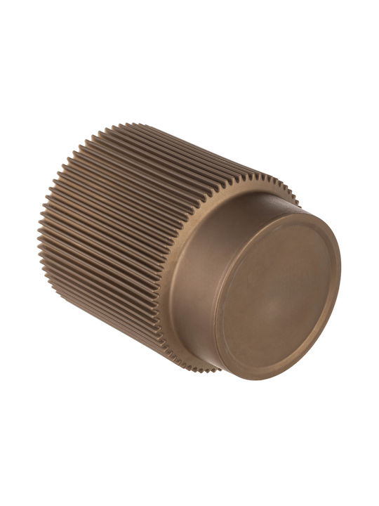Kadax Kunststoff Blumentopf Gold 17cm