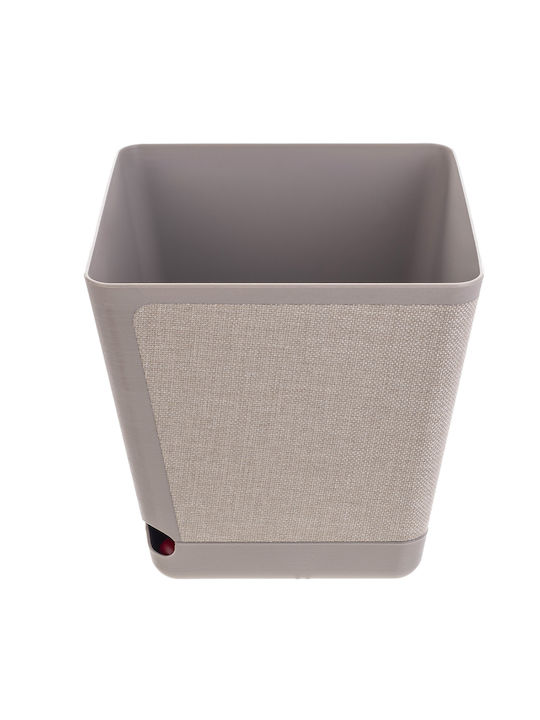Kadax Beige Blumentopf mit Untersetzer 24cm