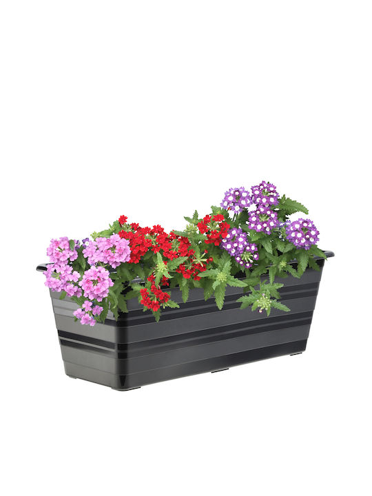 Kadax Planter Box Din Plastic Gri 40 Cm