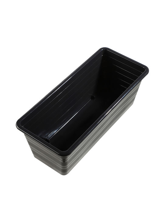 Kadax Planter Box Din Plastic Gri 40 Cm