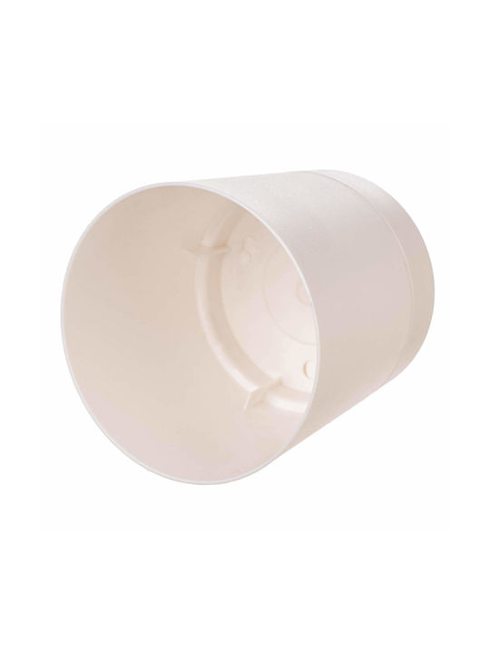 Kadax Kunststoff Blumentopf mit Untersetzer 14,5x14,5cm