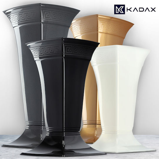 Kadax Plastic Gold Flower Pot