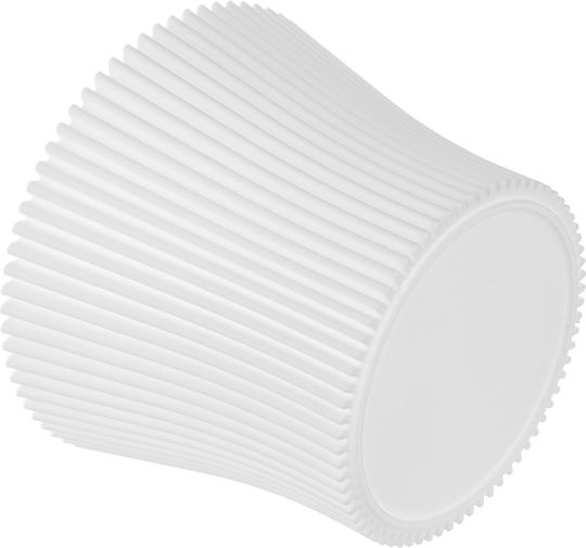 Kadax Γλάστρα Πλαστική White 17εκ.