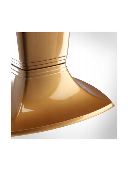 Kadax Plastic Gold Flower Pot