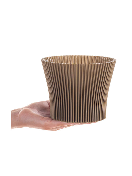 Kadax Plastic Gold Flower Pot 19cm