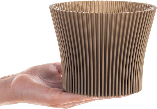 Kadax Kunststoff-Blumentopf Gold 13 cm