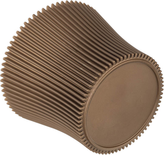 Kadax Kunststoff-Blumentopf Gold 13 cm