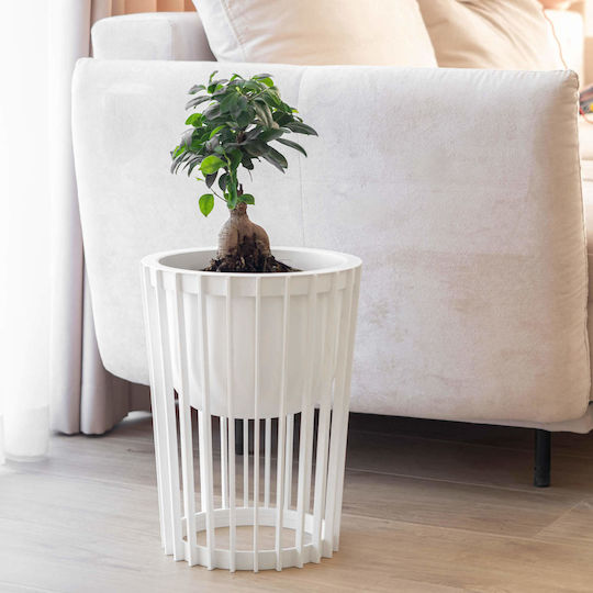 Kadax Kadax Kunststoff Blumentopf Weiß 29cm