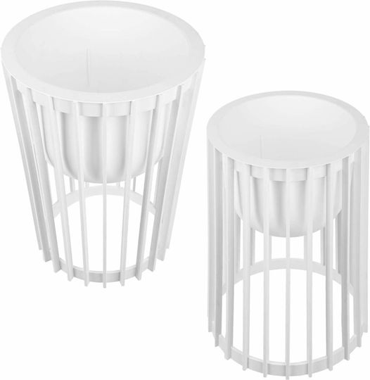 Kadax Kadax Kunststoff Blumentopf Weiß 29cm