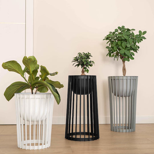 Kadax Kadax Kunststoff Blumentopf Weiß 29cm