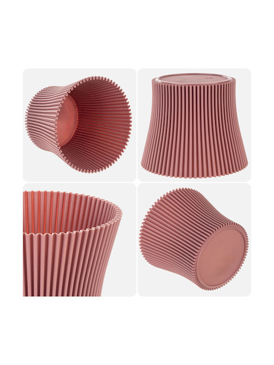 Kadax Ghiveci De Flori Din Plastic Roz 11 Cm