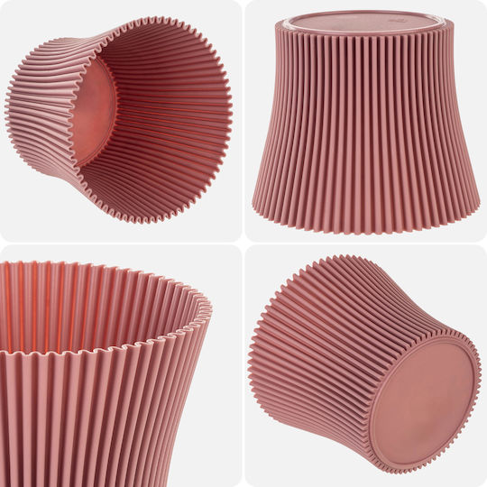 Kadax Plastic Pink Flower Pot 11cm