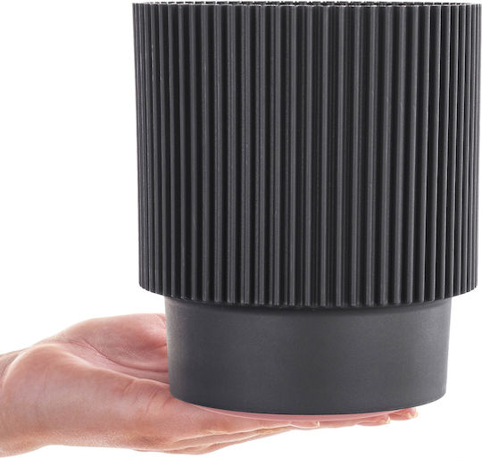 Kadax Γλάστρα Πλαστική Black 13εκ.