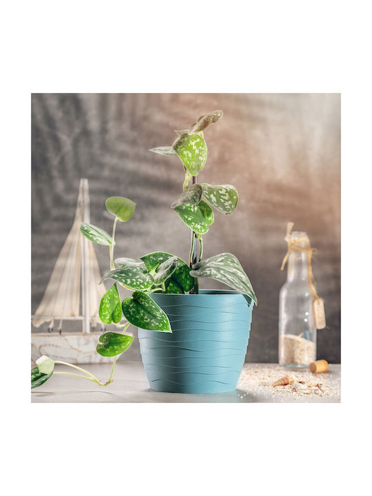 Kadax Plastic Flower Pot Green 13x13cm