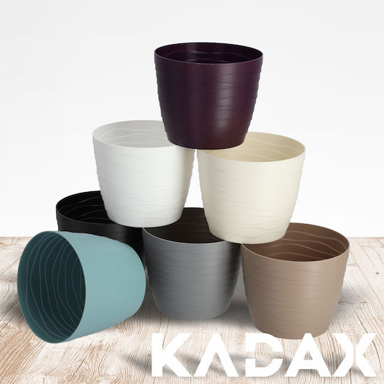 Kadax Kadax Kunststoff Blumentopf Beige 11x11cm