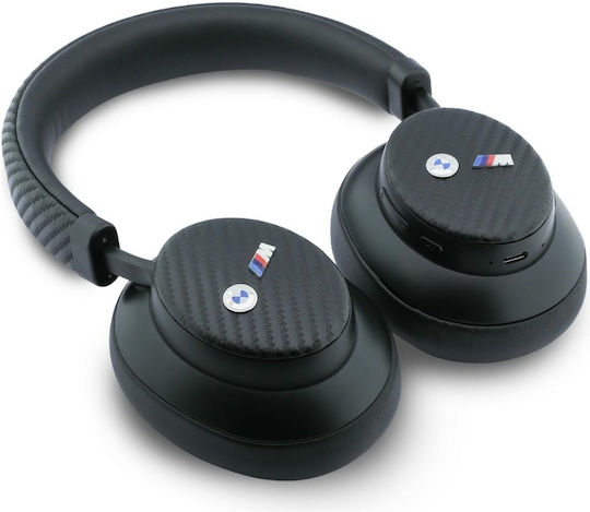 Carbon Metal Logo Kabellose Bluetooth Über Ohr Kopfhörer Schwarz