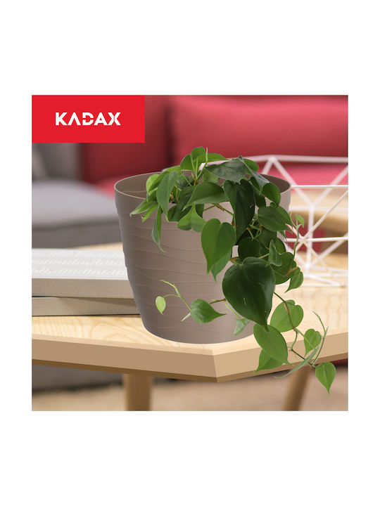 Kadax Kadax Kunststoff Blumentopf Beige 13x13cm