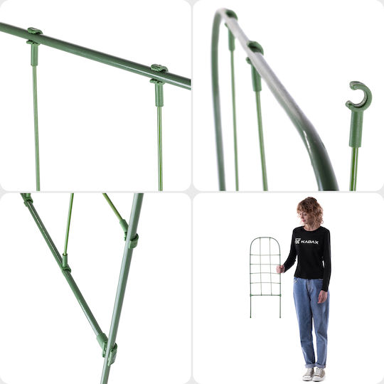 Suport Scară De Grădină 29 X 75 Cm Verde 1 Buc