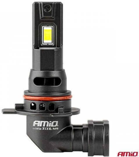 Amio-λαμπτήρες Led F25 Pro Black Edition Hir2 9012 68w 12-24v Full Can Bus Φωτεινότητα 7646lm Ψυχρό Λευκό 6000k Επιβατικά Αυτοκίνητα & Φορτηγά-σετ 2 Τεμ 04724/am 04724/am