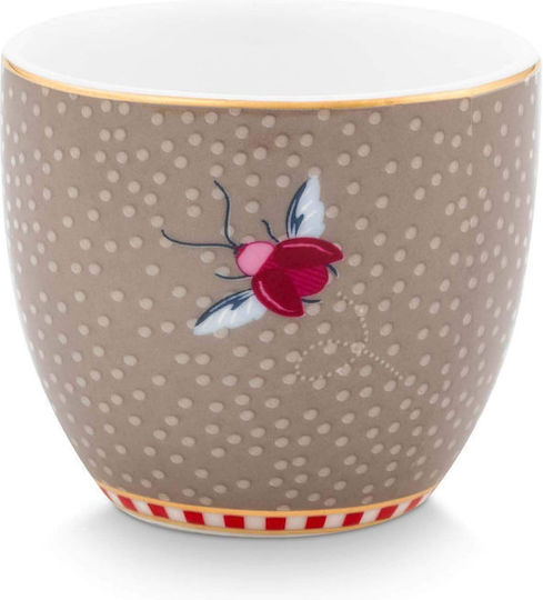 Pip Studio Set/4 Egg Cups Blooming Tales Khaki 4.7cm