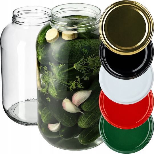 Kadax Glas Gefäß Preserves 4000ml (2Stück)
