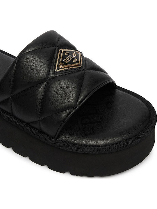 Γυναικεία Σανδάλια Flatforms Μαύρα