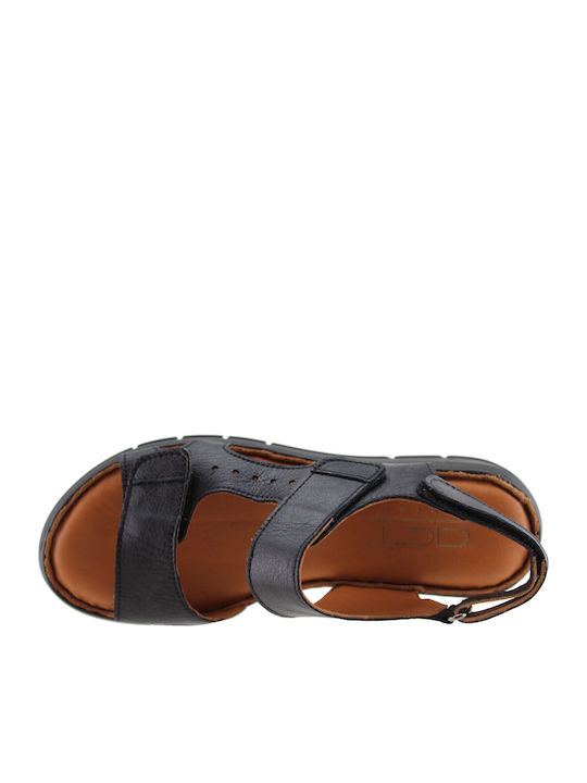 Sandale Casual Damă Din Piele Negre